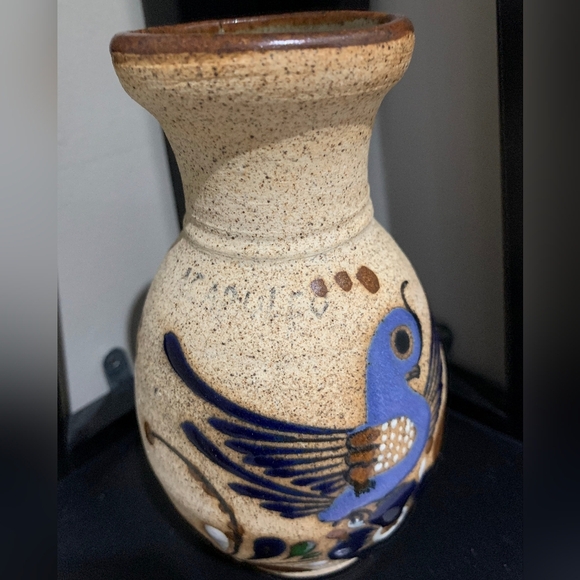 Vintage Signed Hand Painted Mexican Pottery - Picture 2 of 9